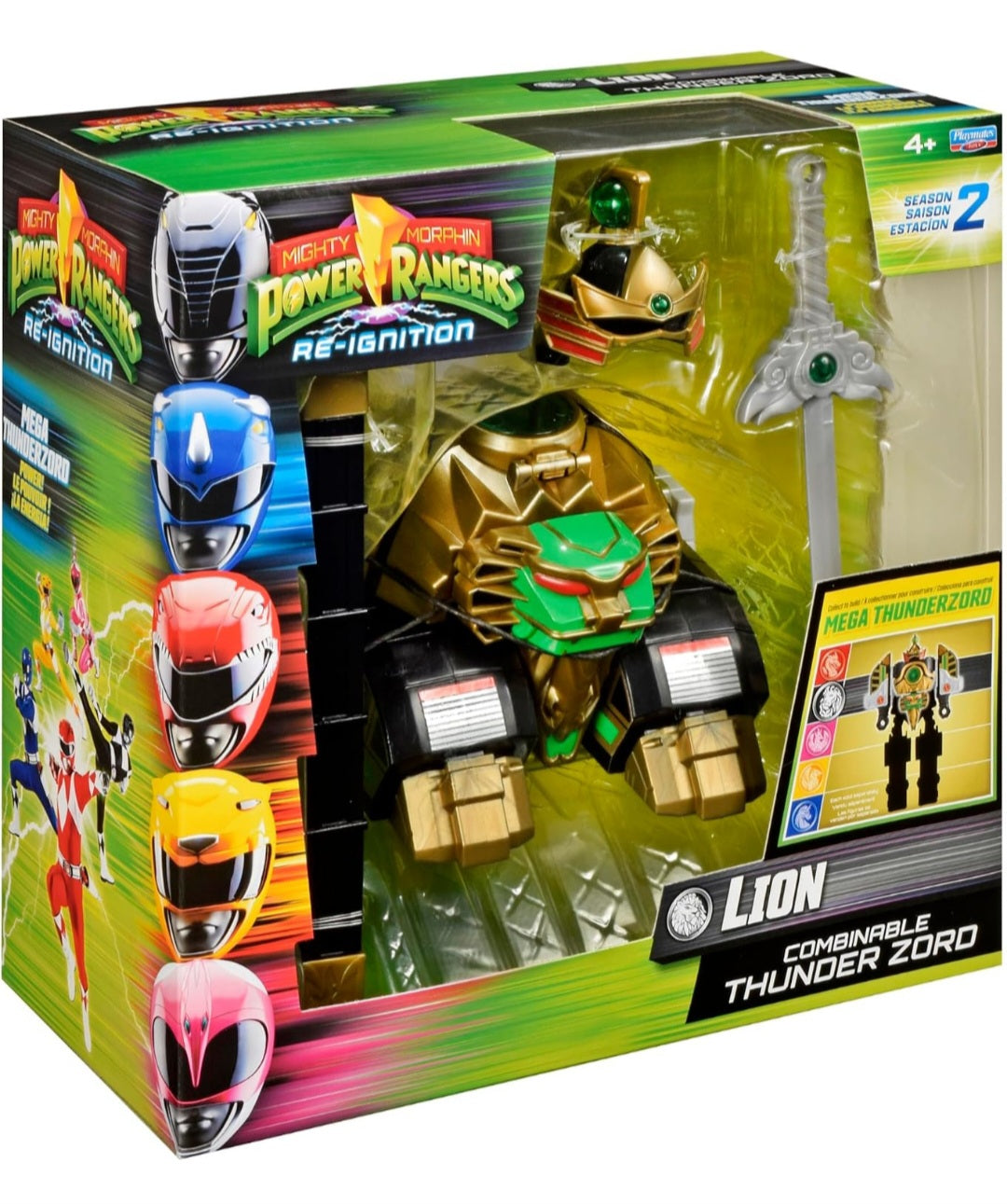 Mighty Morphin Power Rangers Re-Ignition Lion Thunder Zord Series 2 S2
