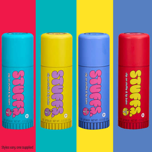 Stuffs Plush Bag Clip and Lip Balm Series 2 Assorted