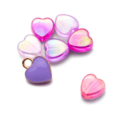 Pick n Pop Bracelet Love Hearts Make Your Own Bead Kit Sensory Fidget Anxiety Toy