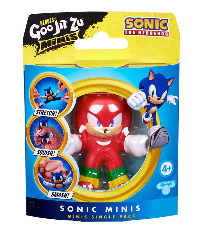 Heroes of Goo Jit Zu Sonic Minis Sonic The Hedgehog Knuckles figure