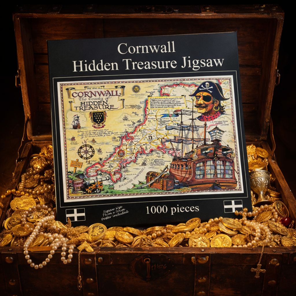 Cornwall Hidden Treasure Jigsaw Puzzle 1000 pieces