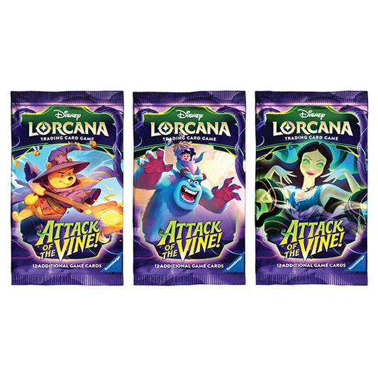 Disney Lorcana TCG - Set 13 Attack of the Vine - Booster Pack ( 1 pack )