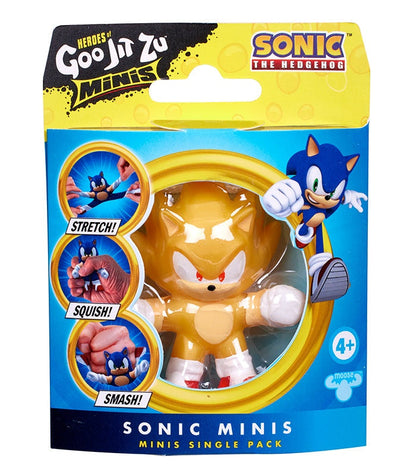 Heroes of Goo Jit Zu Sonic Minis Sonic The Hedgehog Super Sonic figure