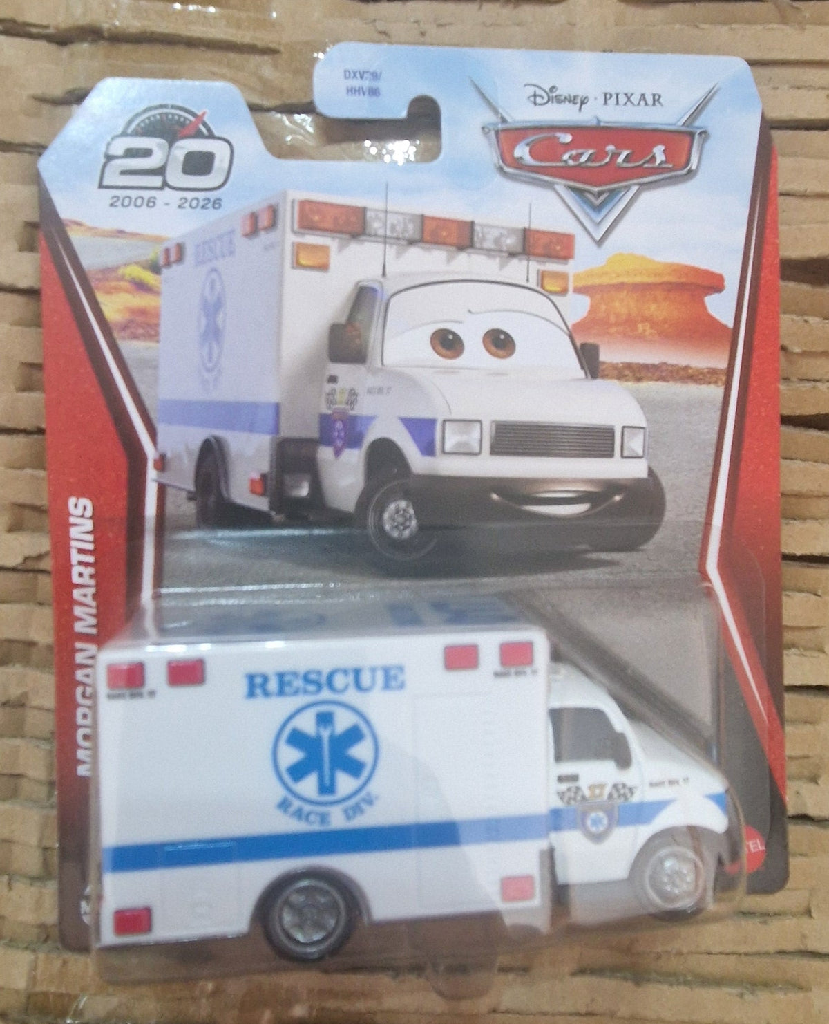 Disney Pixar Cars Morgan Martins Diecast Toy 20th Year