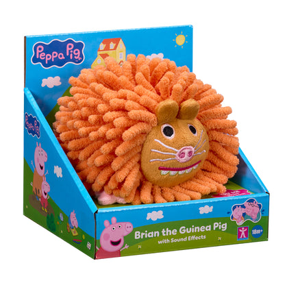 Peppa Pig Brian the Guinea Pig Plush Toy Cuddly Toy with sound effects