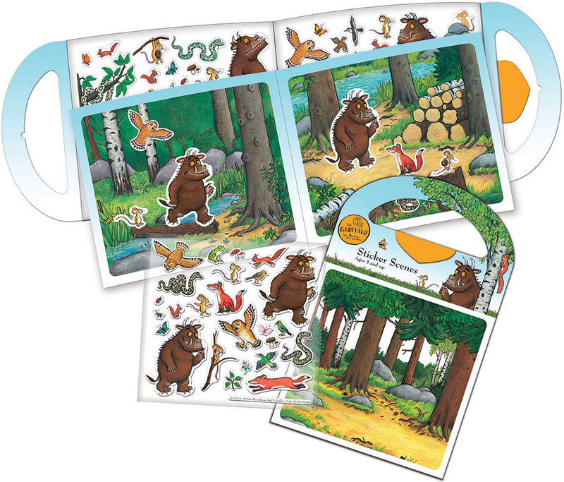 Gruffalo Sticker Scene with reusable stickers