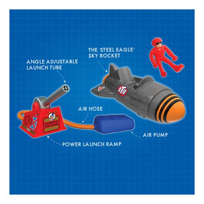 Stuntman Stu Sky Comet Rocket Plane Toy