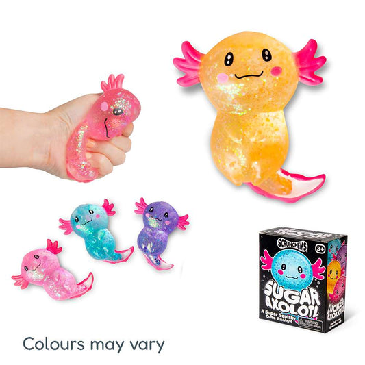 Scrunchems Sugar Axolotl Squishy Sensory Fidget Toy Buy 3 for £10 Mix & Match*