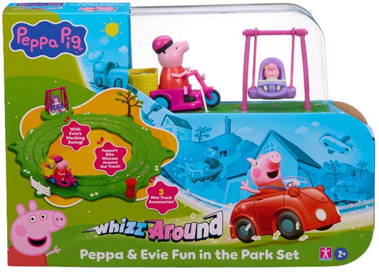 Peppa Pig Whizz Around Peppa and Evie Fun in the Park Set