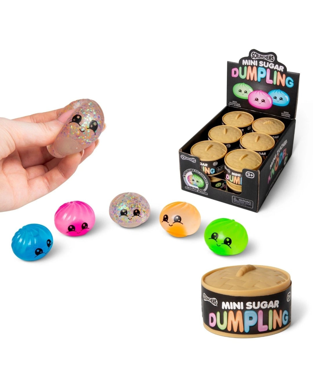 Scrunchems Mini Sugar Dumplings squishy sensory fidget anxiety stress toy