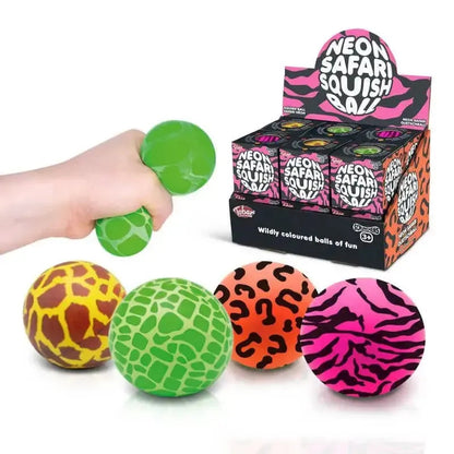 Scrunchems Neon Safari Squish Balls Sensory Fidget Anxiety Stress Toy Buy 3 for £9 Mix & Match*