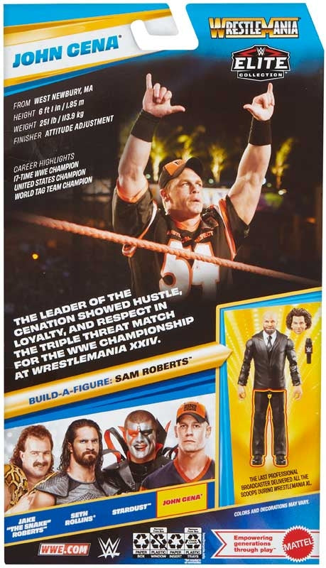WWE Wrestlemania John Cena Elite Figure
