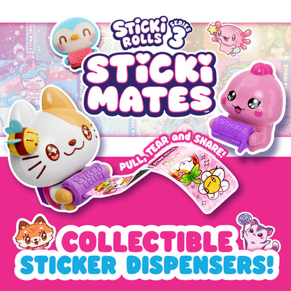 Sticki Rolls Sticki Mates Series 3 50 Stickers