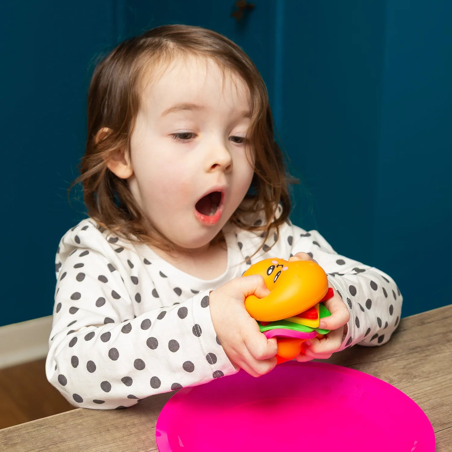 HGL Fidget Burger Squishy Sensory Anxiety Stress Toy
