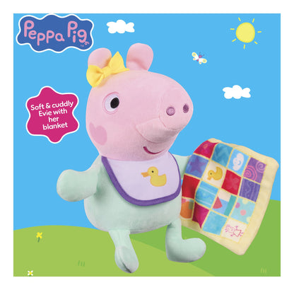 Peppa Pig Evie and Blanket plush toy