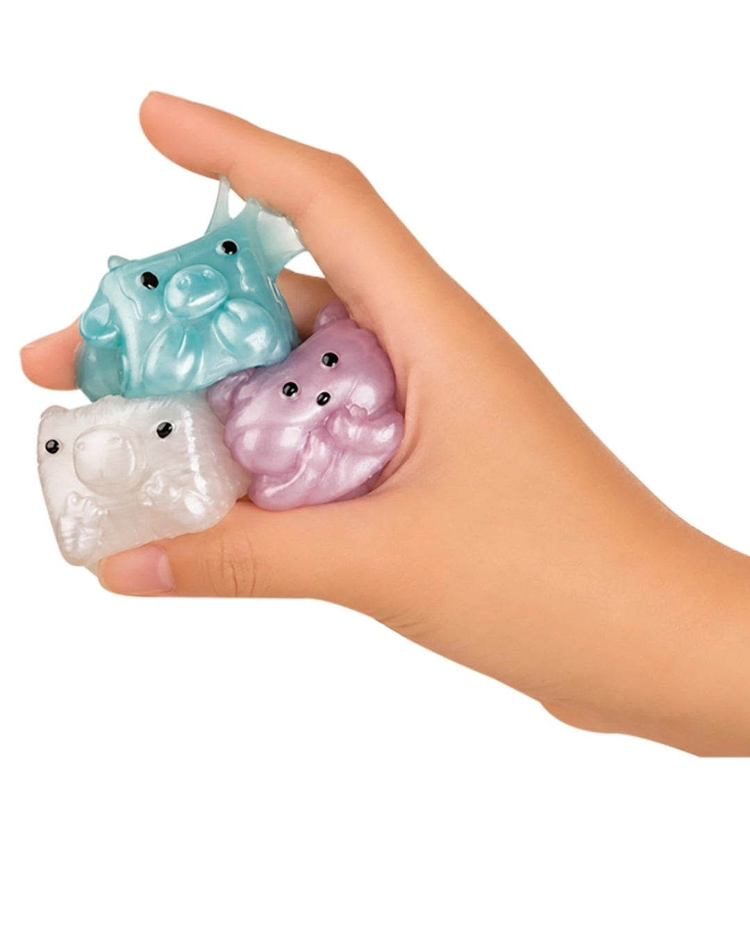 Mushykinz Mystery Mini Shimmer Gemz Taba Squishy 3 pack Sensory Fidget Anxiety Stress Toy