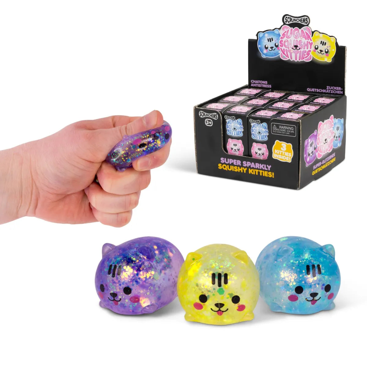 Scrunchems Diddy Squishy Kitties 3 pack