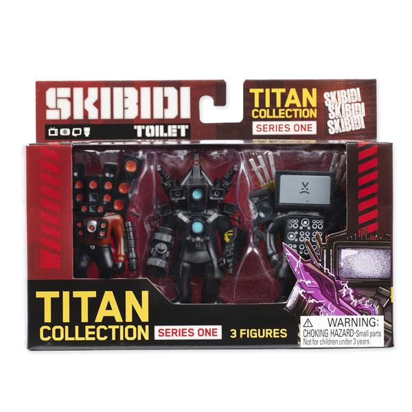Skibidi Toilet Titan 3 pack