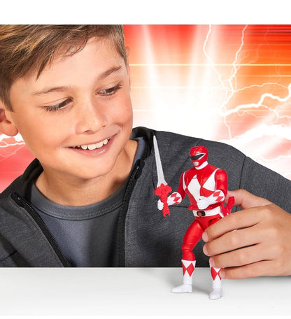 Mighty Morphin Power Rangers Auto Morphin Red Ranger Series 2 Figure MMPR Re-Ignition S2