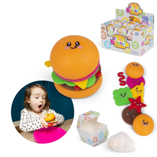HGL Fidget Burger Squishy Sensory Anxiety Stress Toy
