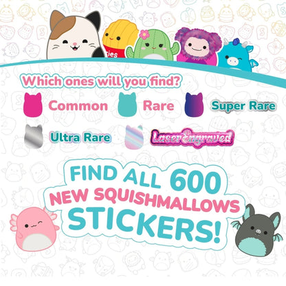 Sticki Rolls Squishmallow Capsule with bracelet 50 stickers