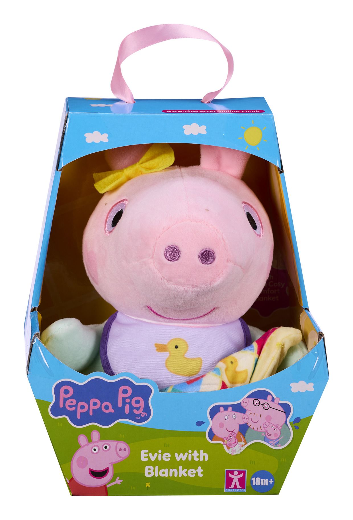 Peppa Pig Evie and Blanket plush toy