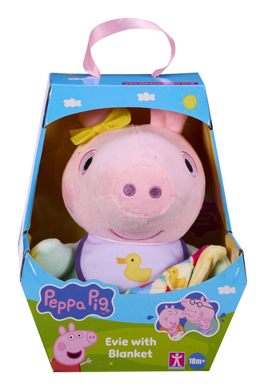 Peppa Pig Evie and Blanket plush toy