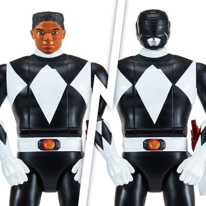 Mighty Morphin Power Rangers Auto Morphin Black Ranger Figure MMPR Re-Ignition.
