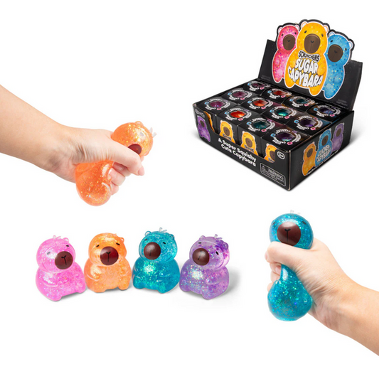 Scrunchems Sugar Capybara Squishy Sensory Fidget Anxiety Stress Toy 3 for £10 Mix & Match*