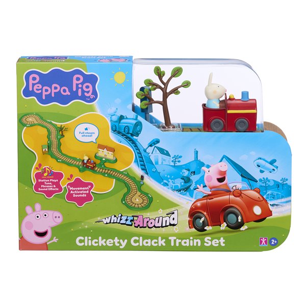 Peppa Pig Whizz Around Peppa Clickety Clack Train Set