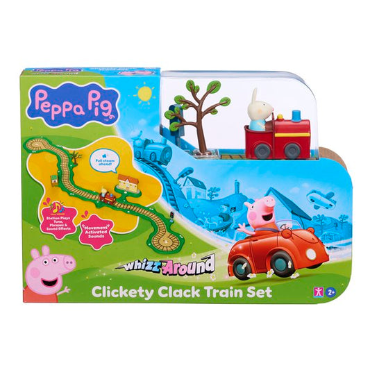Peppa Pig Whizz Around Peppa Clickety Clack Train Set