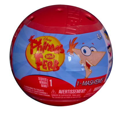 Phineas and Ferb Mash'ems Squishy Mystery Capsule Sensory Fidget Anxiety Stress Toy