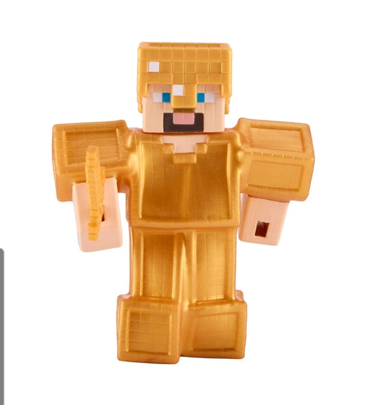Heroes of Goo Jit Zu Minecraft Golden Armor Steve Figure