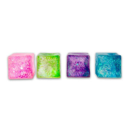 Scrunchems Glitter Sugar Cube Sensory Fidget Anxiety Stress Toy Assorted Colours Buy 3 for £10. Mix & Match*
