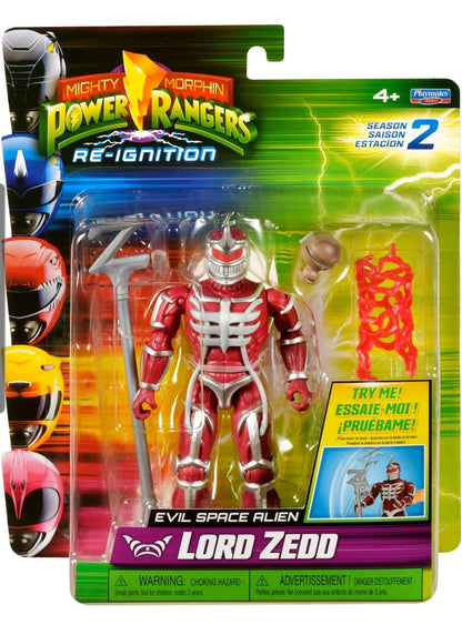 Mighty Morphin Power Rangers Auto Morphin Lord Zedd Series 2 Figure MMPR Re-Ignition S2