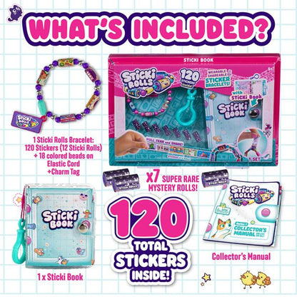 Sticki Rolls Sticki Book + 120 stickers