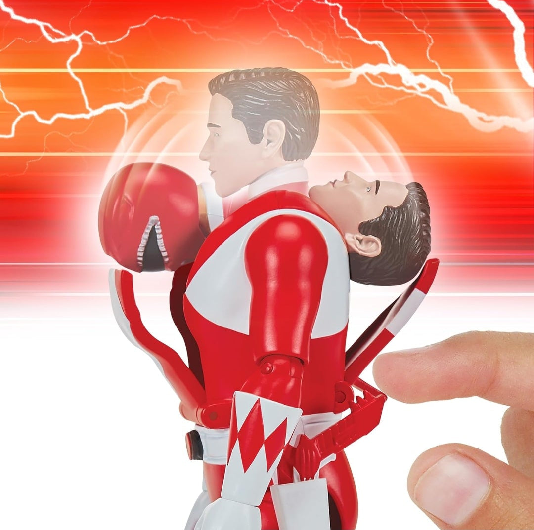 Mighty Morphin Power Rangers Auto Morphin Red Ranger Series 2 Figure MMPR Re-Ignition S2