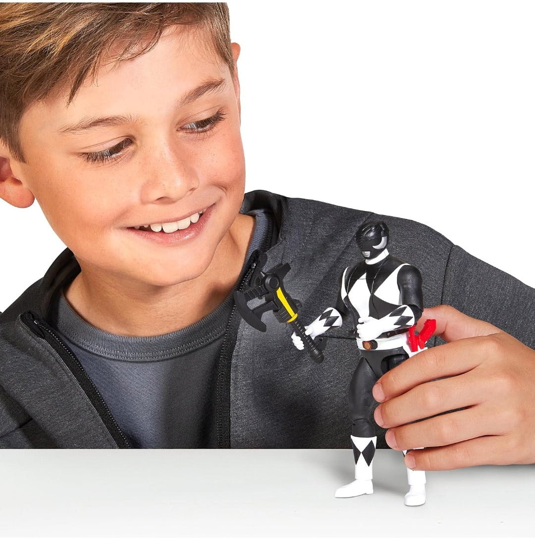 Mighty Morphin Power Rangers Auto Morphin Black Ranger Series 2 Figure MMPR Re-Ignition S2