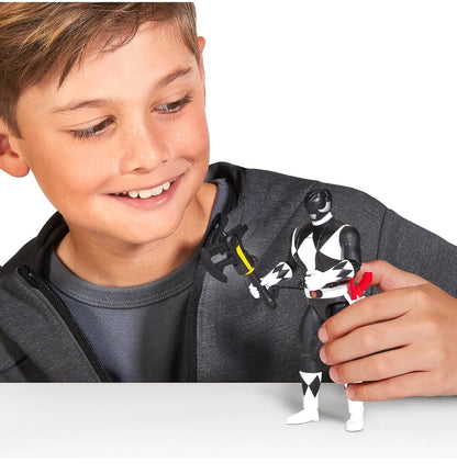 Mighty Morphin Power Rangers Auto Morphin Black Ranger Series 2 Figure MMPR Re-Ignition S2