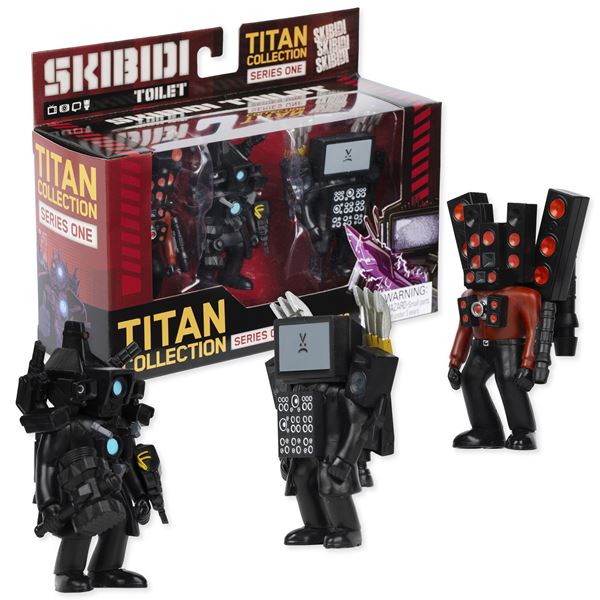 Skibidi Toilet Titan 3 pack