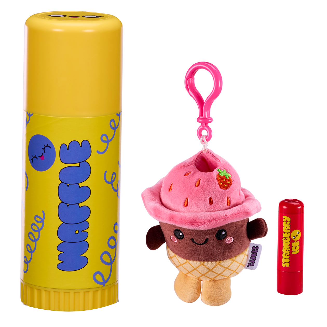 Stuffs Plush Bag Clip and Lip Balm Series 2 Assorted