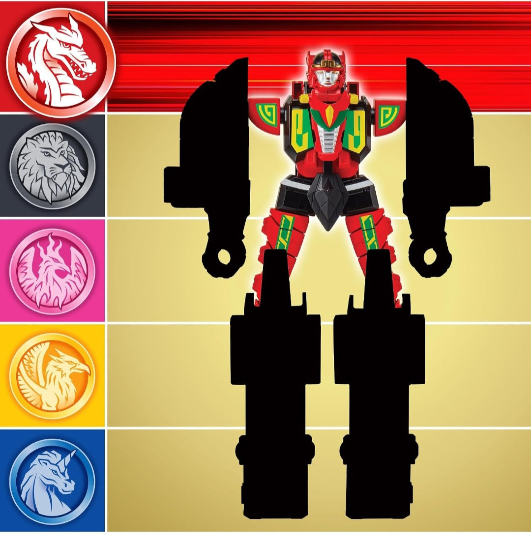 Mighty Morphin Power Rangers Re-Ignition Red Dragon Thunder Zord Series 2 S2
