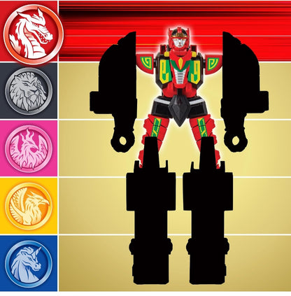 Mighty Morphin Power Rangers Re-Ignition Red Dragon Thunder Zord Series 2 S2