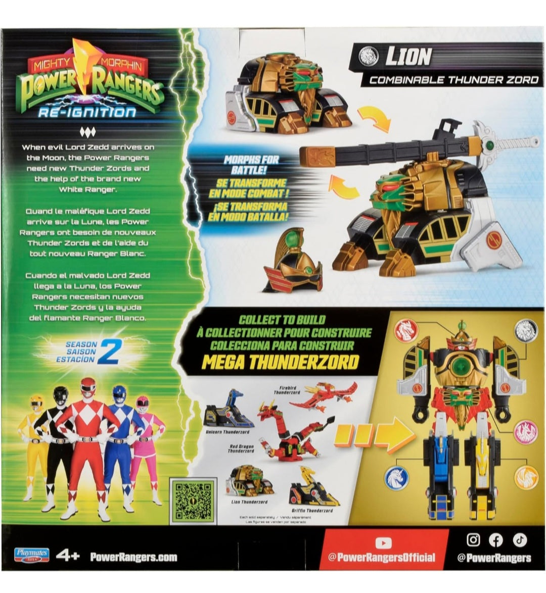Mighty Morphin Power Rangers Re-Ignition Lion Thunder Zord Series 2 S2