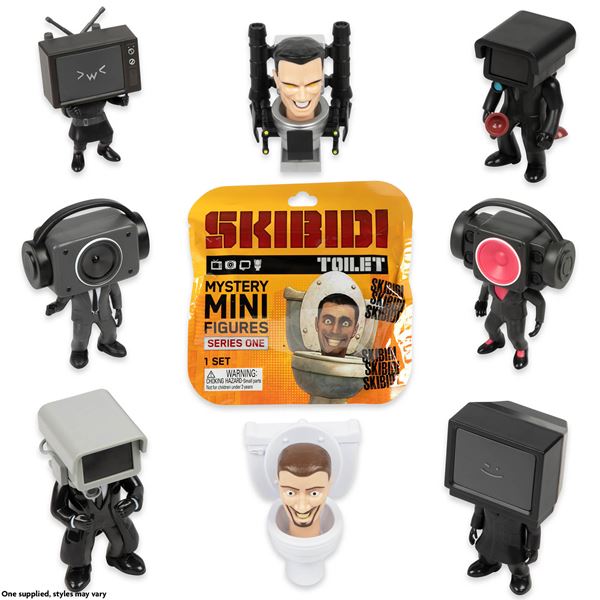 Skibidi Toilet mini mystery figure blind pack
