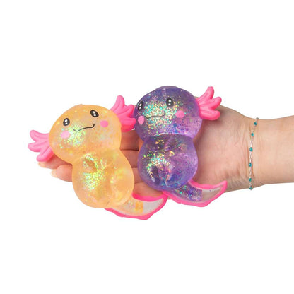 Scrunchems Sugar Axolotl Squishy Sensory Fidget Toy