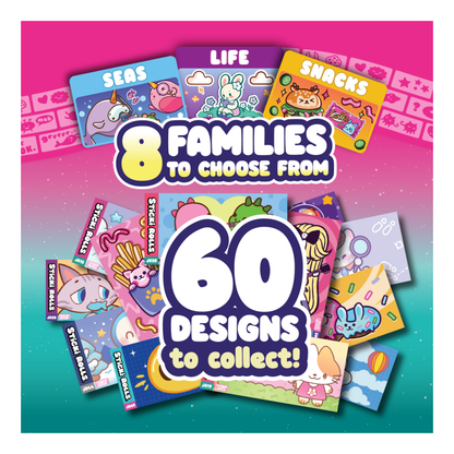 Sticki Rolls Jumbo Sticki Mystery Roll Stickers