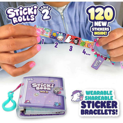 Sticki Rolls Sticki Book + 120 stickers Series 2