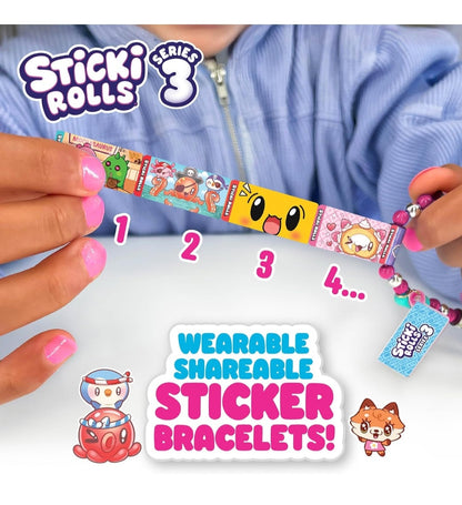 Sticki Rolls Sticki Band Series 3 inc 70 Stickers