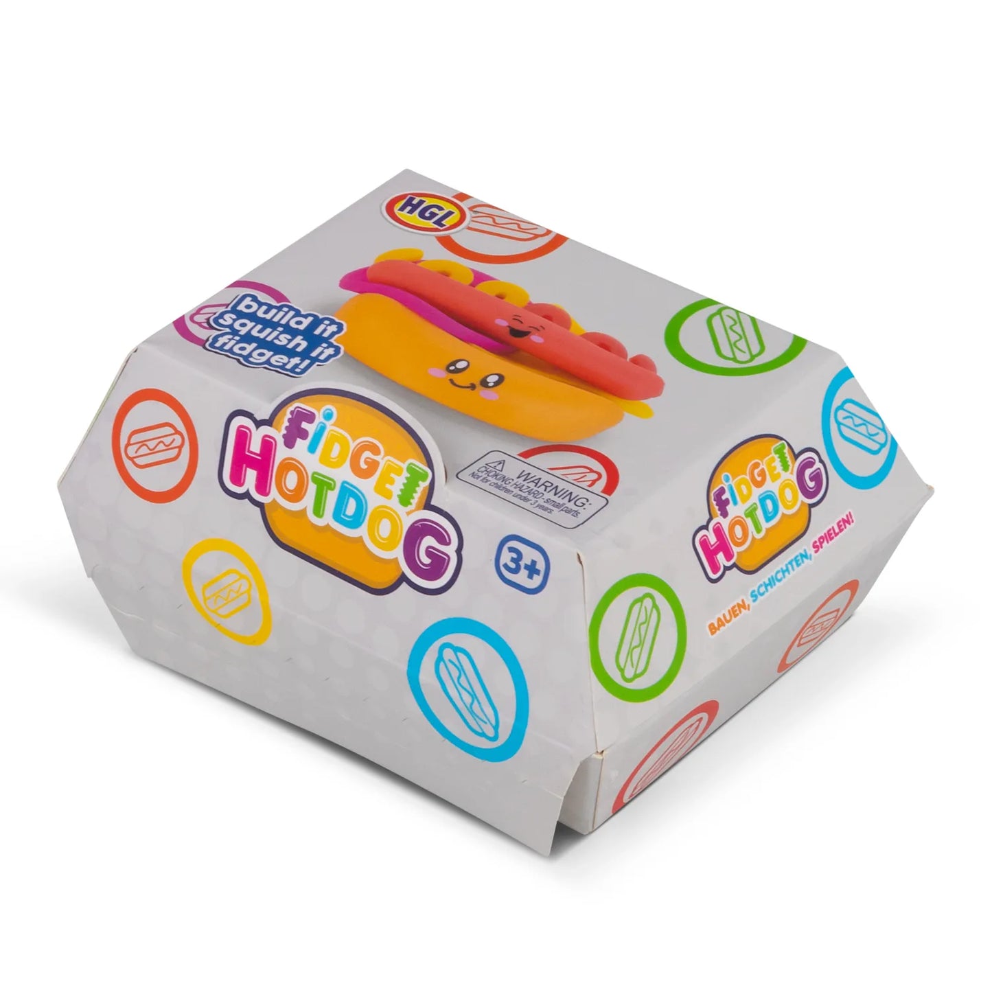 HGL Fidget Hot Dog Squishy Sensory Anxiety Stress Toy